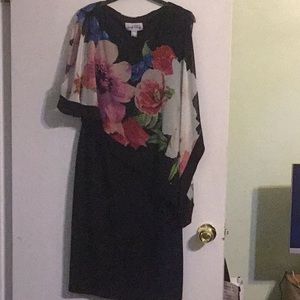 NWT Joseph Ribkoff SZ 10 sleeveless dress +cape
